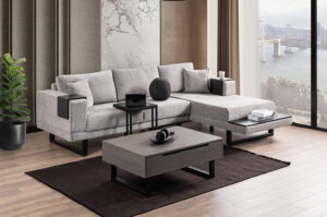 moderna demİr ayakli kÖŞe koltuk